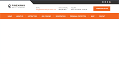 Desktop Screenshot of firearms-safety-academy.com